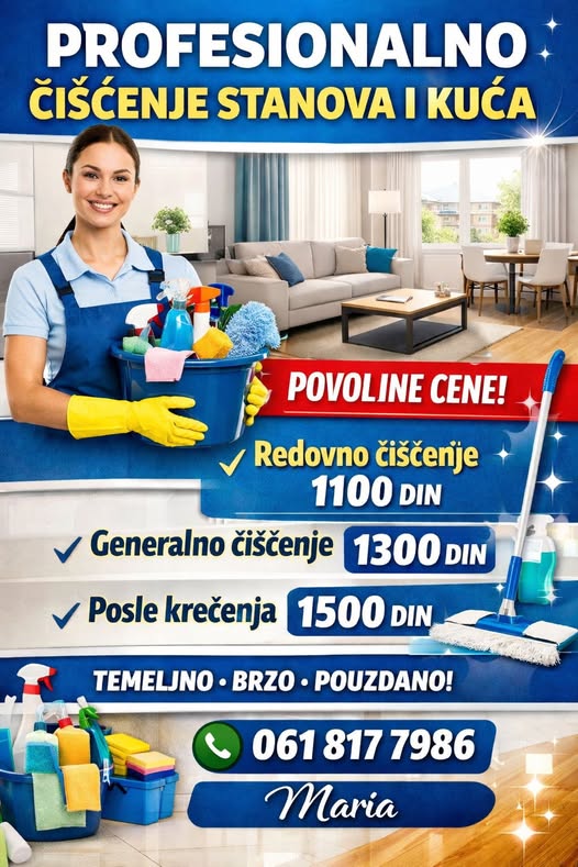 profesionalno ciscenje stanova i kuca generalno ciscenje usluga
