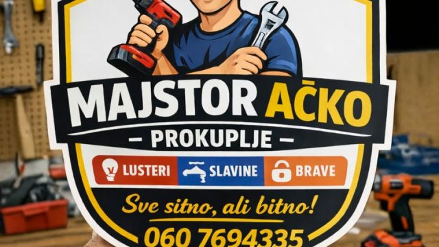 Majstor Ačko Prokuplje – servis i sitne kućne popravke, lusteri, slavine i brave