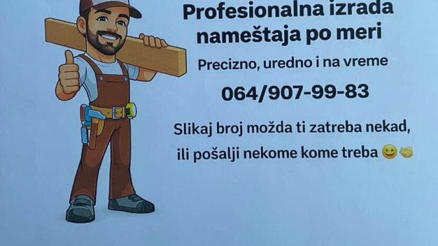 Profesionalna izrada nameštaja po meri – kuhinje, plakari i komode majstor