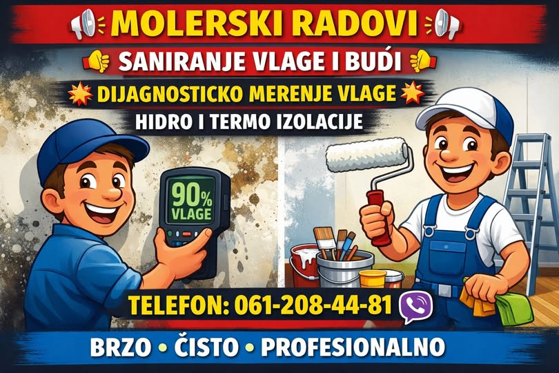 Molerski radovi Beograd