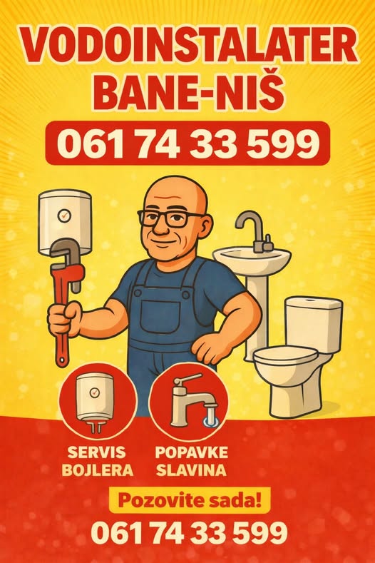 Vodoinstalater Niš – Servis bojlera i popravka slavina