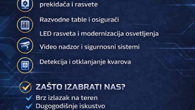 Dežurni električar Novi Sad – hitne intervencije i elektro instalacije 24/7