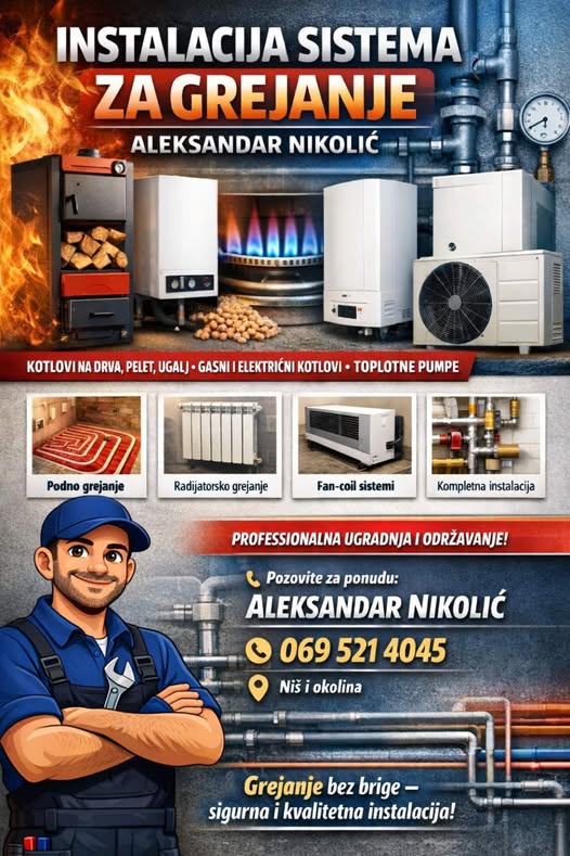 Instalacija sistema za grejanje – Niš i okolina