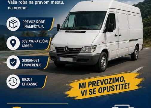Prevoz robe i nameštaja | Brza dostava na adresu