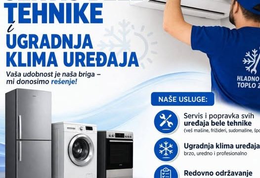 Svi oglasi 6 Servis bele tehnike i klima uređaja – brzo i povoljno